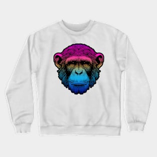 Chimp Out Sketch RGB Crewneck Sweatshirt